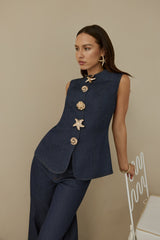 Seafarer Denim-Set Navy