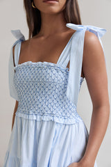 So Far So Long Maxikleid Blau