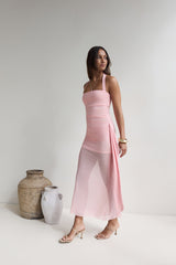 Sailing Days Netz-Maxikleid Rosa