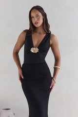 Somewhere She Shines Bodysuit Schwarz