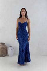 Wander In Style Maxikleid Blau