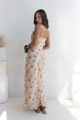 Maxikleid Glimmer Glide Orange