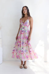 Tides Of Colour Midi-Kleid mit Print