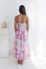Tides Of Colour Midi-Kleid mit Print