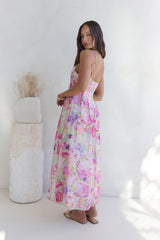Tides Of Colour Midi-Kleid mit Print