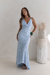 Tales From The Riviera Maxikleid Blau