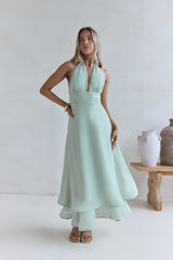 Maxikleid „City Lights Calling“ Grün