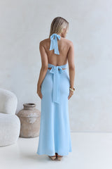 Dune Secrets Neckholder Maxikleid Blau