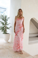 Orchid Whispers Maxikleid Rosa