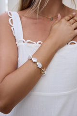 Ocean Drift Armband Perle