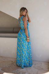 Sunny Allure Maxikleid Blau