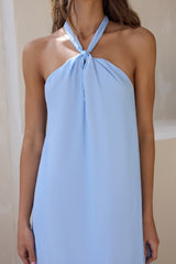 Isle Of Chic Neckholder Maxikleid Blau