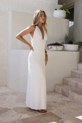 Adano Maxikleid Beige