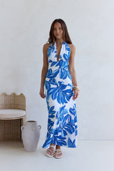 Voices All Around Maxikleid Blau