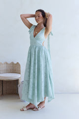 Golden Night Maxikleid Salbei