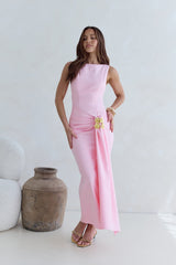 Maxikleid „Chance To Dance“ in Pink
