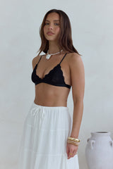 Luvella Lace Bralette Schwarz
