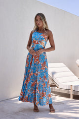 Maxikleid „Ready Or Not“ in Blau