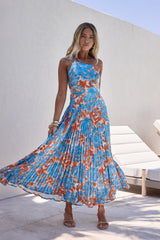 Maxikleid „Ready Or Not“ in Blau