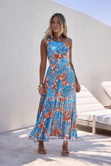 Maxikleid „Ready Or Not“ in Blau