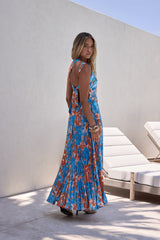 Maxikleid „Ready Or Not“ in Blau