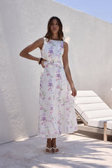 Blooming Lily Maxikleid Weiß
