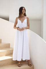 Maxikleid „Thinking Of Love“ in Weiß