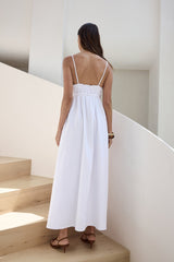 Maxikleid „Thinking Of Love“ in Weiß