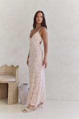 Maxikleid „Glowing Glaze“ Pink