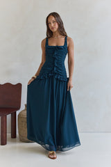Shoreline Luxe Maxikleid Grün