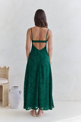 Habita Maxi-Kleid Waldgrün