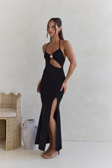 Glory Of Yours Neckholder Maxikleid Schwarz