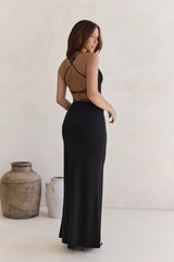 Queen Of Influence Maxikleid Schwarz