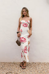 Die Blumen-Serie Maxikleid Floral