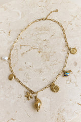 Halskette „Washed Away“, Gold