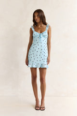 Holding Me Close Minikleid Blau
