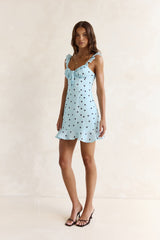 Holding Me Close Minikleid Blau
