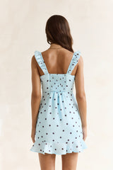 Holding Me Close Minikleid Blau