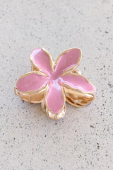 Haarklammer mit Frangipani-Duft, Rosa