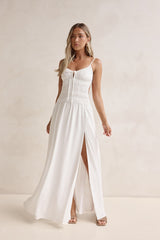Sunbeam Days Maxikleid Weiß