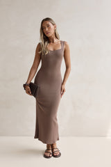 Martini Hour Midikleid Schokolade