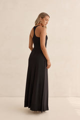 Lost In Dreams Mesh-Maxikleid Schwarz