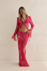 Soft Island Dreams Maxirock Rosa