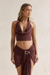 Island Twilight Sarong Schokolade