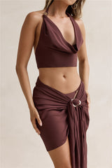 Island Twilight Sarong Schokolade