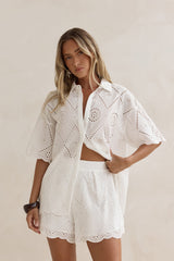 White As Snow Shorts Weiß