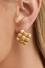 Strand-Ohrringe Gold
