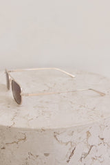 Die Cameron Sonnenbrille Gold Chocolate Fade