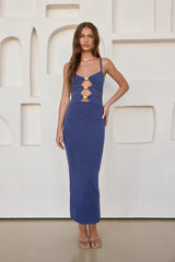 Normani Midikleid Steel
