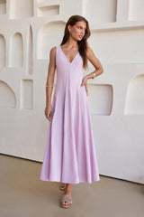 Open Meadows Maxikleid Lila